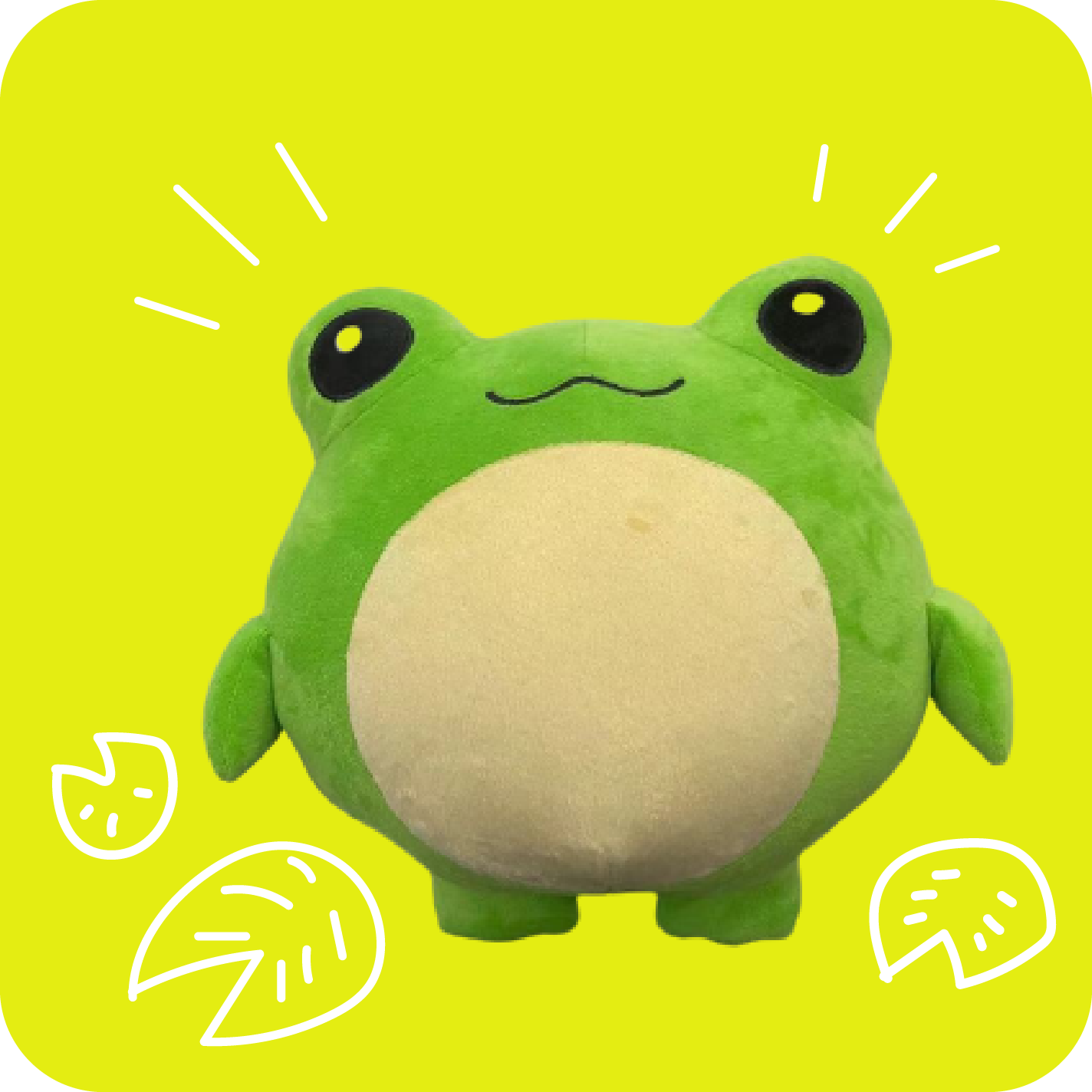 ayu Round Frog Plush – SPREAD BNT